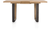 Henders and Hazel - Metalox - Industrieel - uitschuif-bartafel 140 (+ 50) x 90 cm (hoogte: 92 cm)