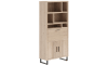Henders & Hazel - Pavie - Schrank 100 cm - 2-Türen + 1-Klappe + 6-Nischen (+ LED)