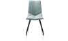 XOOON - Artella - Scandinavisch design - eetkamerstoel - zwart 4-poots - Lady grijs of mint