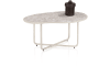 XOOON - Rota - table d'appoint 71,5 x 40 cm - céramique Terrazzo