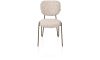 XOOON - Joan - esszimmerstuhl, stoff luton, gestell steelbrown