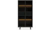 H&H - Vienne - vitrine 100 cm - 2-portes en verre + 2-tiroirs (+ LED)