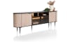 XOOON - Aramon - Sideboard 240 cm. - 2-Türen + 2-Glastüren + 3-Nischen (+ LED)