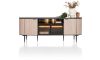 XOOON - Aramon - Sideboard 210 cm. - 2-Türen + 2-Glastüren + 3-Nischen (+ LED)