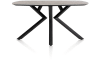 XOOON - Masura - Skandinavisches Design - Tresentisch ovale - 200 x 105 cm - (Hoehe 92 cm)