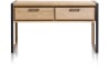H&H - Brasilia - Industriel - console 140 x 42 cm + 2-tiroirs