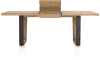 H&H - Brasilia - Industriel - table à rallonge 160 (+ 50) x 100 cm