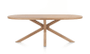 Henders & Hazel - Nyborg - Tisch 210 x 110 cm - oval - Mittelfuß Holz