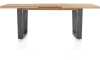 Henders & Hazel - Metalox - Industriel - table à rallonge 160 (+ 50) x 100 cm