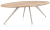 XOOON - Arvada - Minimalistisch design - eetkamertafel 220 x 110 cm, ellips, 4 poot