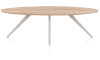 XOOON - Arvada - Minimalistisch design - eetkamertafel 250 x 110 cm, ellips, 4 poot