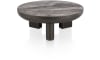 H&H - Shenzen - table basse cailloux diametre 89 cm - hauteur 34 cm