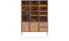Henders and Hazel - Trapani - buffet 160 cm - 3-glasdeuren + 2-deuren + 2-laden (+ LED)