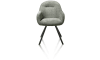 H&H - Tom - fauteuil pivotant - 4 pieds - tissu Wave