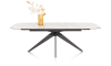XOOON - Padova - Auszugtisch 180 (+ 60) x 90 cm - Keramik auf Glas