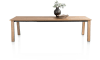 H&H - Messine - table à rallonge 200 (+ 80) x 100 cm