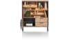 Happy@Home - Pantin - Natuurlijk - highboard 120 cm - 1-deur + 2-laden + 7-niches (+ LED)