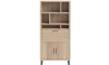 Henders & Hazel - Pavie - Schrank 100 cm - 2-Türen + 1-Klappe + 6-Nischen (+ LED)