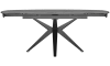 H&H - Canton - table a rallonge 140 x 100 cm (+ 2 x 35 cm.)