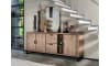 H&H - Édimbourg - buffet 230 cm - 3-portes + 2-tiroirs + 2-niches (+ LED)