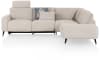 XOOON - Carini - Sofas - 2.5-sitzer armlehne links elektrisch + ottomane rechts - vada beige