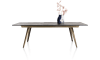 H&H - Lamego - Industriel - table à rallonge 190 (+ 50) x 100 cm