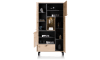 Henders & Hazel - Livada - Moderne - armoire 110 cm - 4-portes + 1-tiroir + 2-niches