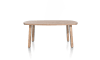 H&H - Édimbourg - table 180 x 108 cm - 4 pieds - métal avec bois incrusté