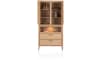 H&H - Cracovie - armoire 100 cm. - 2-portes + 2-tiroirs + 1-niche (+ LED)