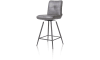 H&H - Noé - Industriel - chaise de bar pivotante - pieds graphite