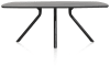 XOOON - Arvada - Minimalistisches Design - Tisch 160 x 100 cm. - ovale - zentralem Fuß kurz
