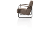 Happy@Home - Barletta - Industrieel - fauteuil - zwart frame