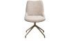 XOOON - Mats - Stuhl - Drehbar - steelbrown - Pala cognac + Luton kupfer
