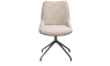 XOOON - Mats - Stuhl - Drehbar - graphit - Pala cognac + Luton kupfer
