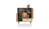 Happy@Home - Ostrava - Industrieel - highboard 125 cm - 2-deuren + 1-lade + 1-klep + 1-niche (+ LED)