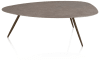 XOOON - Salutina - slontafel 110 x 80 cm - 3 pootjes - steelbrown