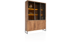 Happy@Home - Everest - Natuurlijk - buffet 150 cm - 3-deuren + 3-glasdeuren (+ LED)
