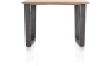 Henders & Hazel - Metalox - Industriel - table de bar 130 x 90 cm (hauteur: 92 cm)