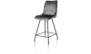 Henders & Hazel - Mischa - Modern - Tresenstuhl - Drehgestell - Griff - Stoff Karese