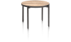 Happy@Home - Ostrava - Industrieel - salontafel rond 54 cm - met omkeerbaar blad