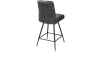Henders & Hazel - Silva - chaise de bar, tissu pala, pivotant, confort ressorts