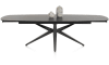 H&H - Canton - table a rallonge 140 x 100 cm (+ 2 x 35 cm.)
