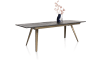 H&H - Lamego - Industriel - table à rallonge 190 (+ 50) x 100 cm