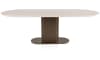 XOOON - Brianto - eetkamertafel 240 x 100 cm - keramiek blad Travertin