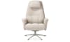 H&H - Vintimille - fauteuil (incl. pouf) - silk grey