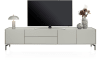 XOOON - Noon - Lowboard 240 cm - 3-Tueren + 2-Laden - komplet silk grey