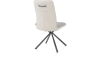H&H - Noé - Industriel - chaise - 4-pieds graphite - combi tissu Luton / Pala + poignee