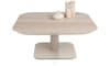 XOOON - Brianto - salontafel 90 x 90 cm - keramiek blad Travertin