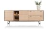 XOOON - Helsinki - Sideboard 240 cm. - 2-Tueren + 2-Laden + 2-Nischen (+ LED)