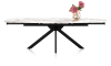Henders and Hazel - Axelle - Uitschuiftafel 180 (+2 x 40 cm) x 90 cm, keramiek, marble creme
